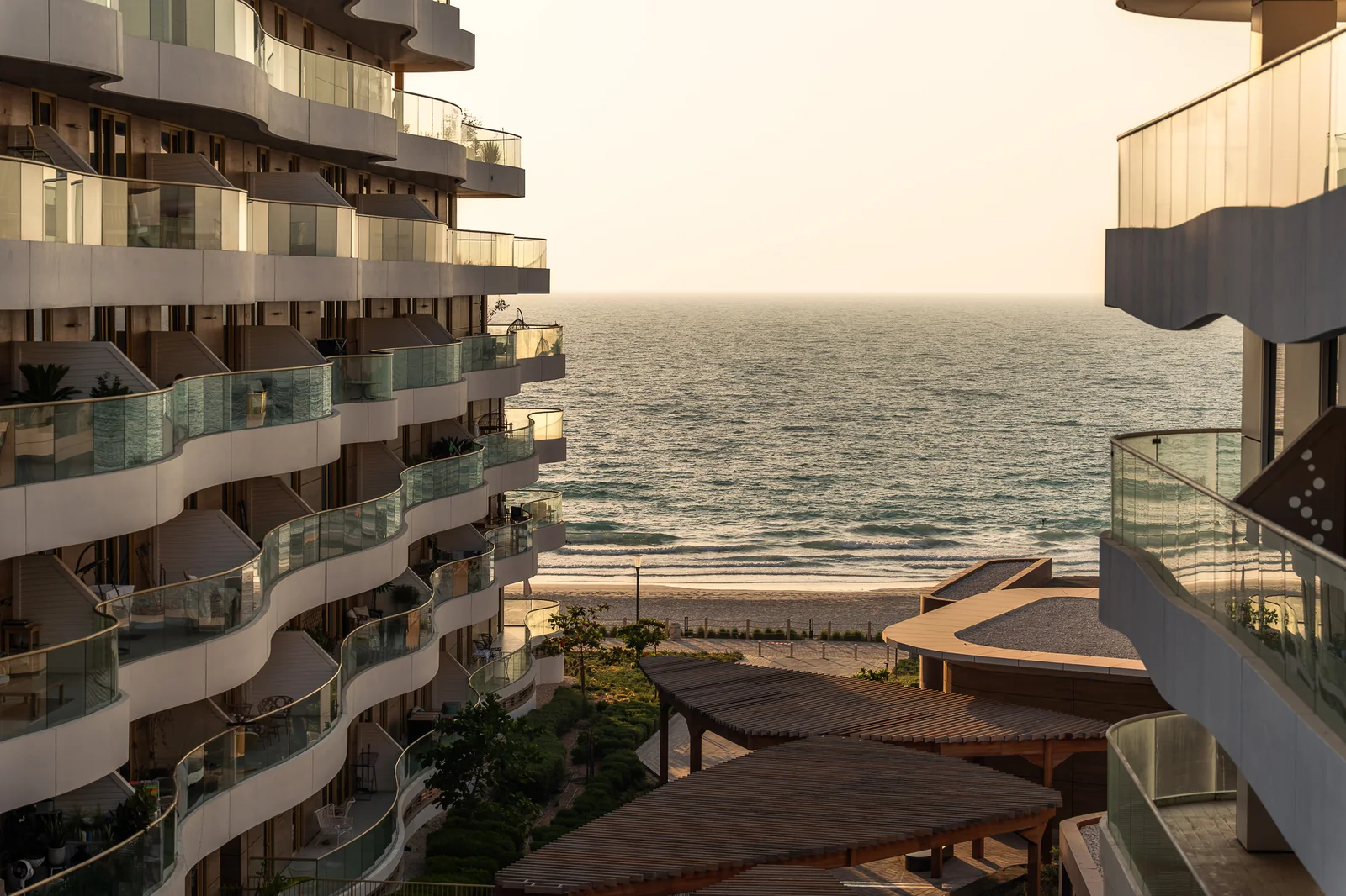 Waterfront residential view
